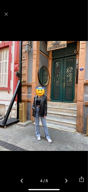 36 Beden siyah Renk deri ceket