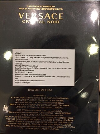 Versace Versace Crystal Noir 90 ml edp