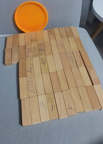 Bej Renkli Ahşap Blok cenga