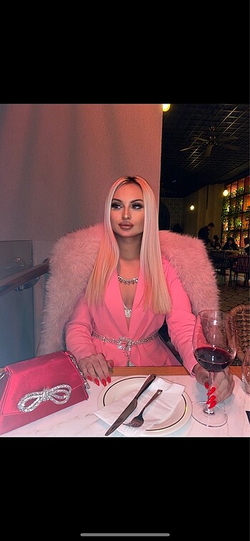 s Beden Pembe blazer ceket
