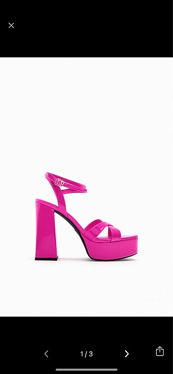 Zara topuklu platform