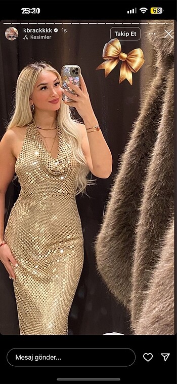 Zara uzun elbise
