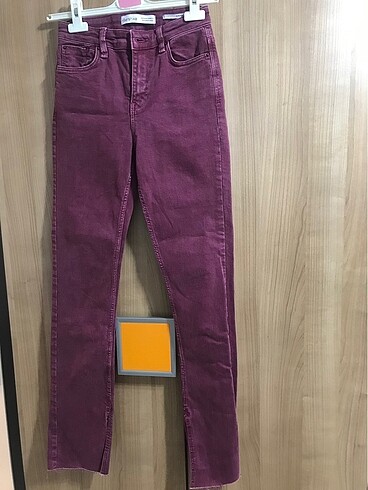 34 Beden bordo Renk BERSHKA pantolon