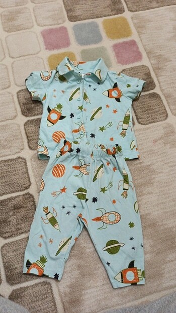 Erkek bebek pijama takımı 