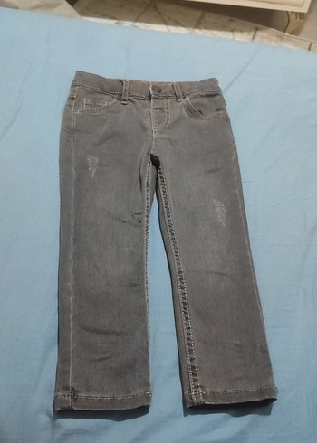 Gri Erkek Çocuk Denim Pantolon - Görsel 2