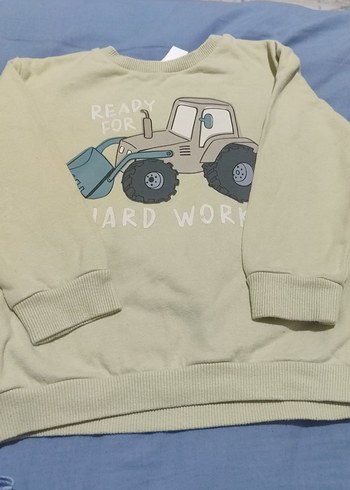 Kapüşonlu Bebek Erkek Kot Takımı - Görsel 4