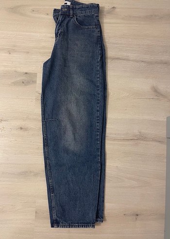Diğer Koyu Mavi Rahat Kesim Denim Jean