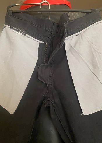 Collezione Siyah Denim Pantolon Rahat Ve Sik