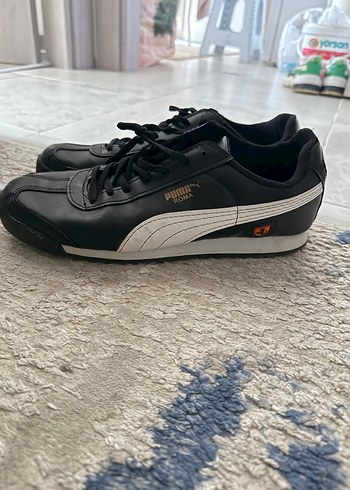 Siyah Puma Roma Erkek Spor Ayakkabı