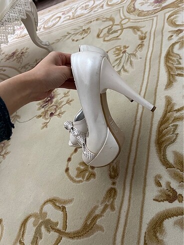 Zara PLATFORM TOPUK TOPUKLU AYAKKABI