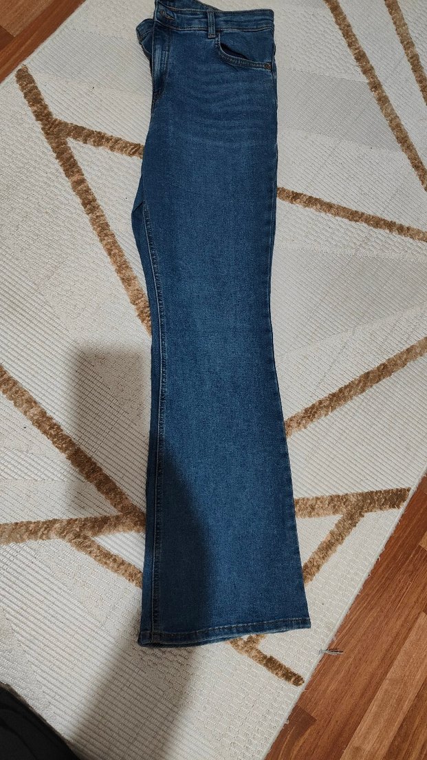 Kadın LCW İspanyol paça kot pantolon - Görsel 2