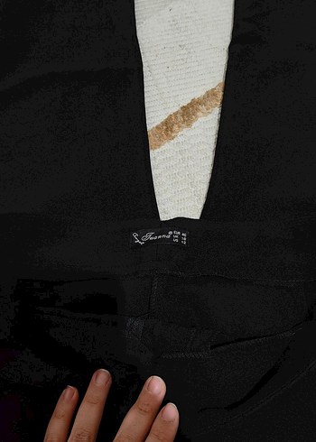 Kadın Siyah Kumaş Pantolon - Görsel 4