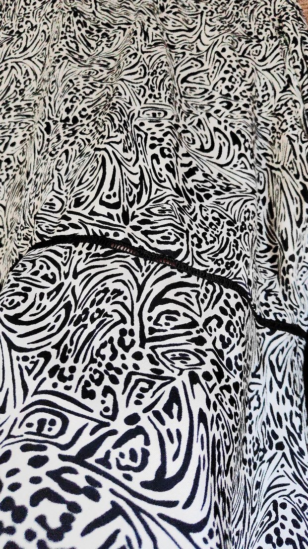 Uzun Kollu Zebra Desenli ADL marka Bluz - Görsel 3