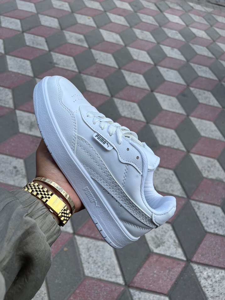 Puma Beyaz Siyah Spor Ayakkabı 36-44 aralıgı — görsel 2/4