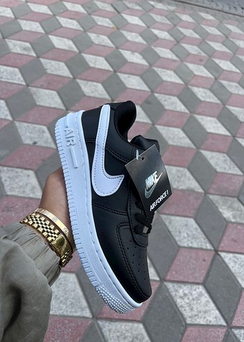Nike Air Force 1 Siyah Beyaz Sneaker 36 43 Araligi