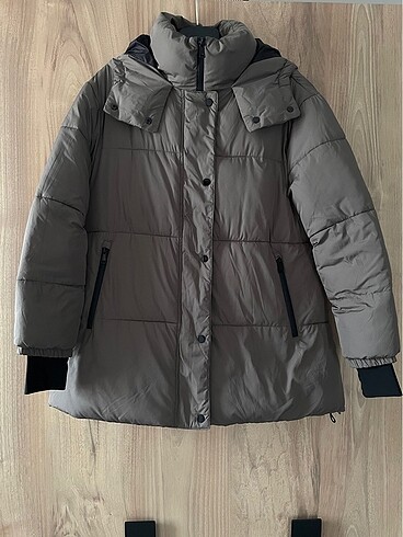 Zara Zara Kadın Haki Şişme Mont