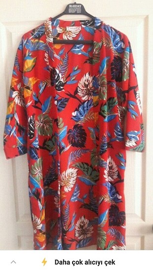 kimono ya da ceket olarak kullanilabilir