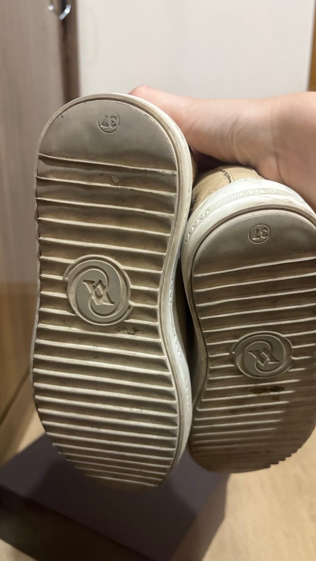 VAKKO ORJİNAL Bej Deri Sneaker — görsel 8/12