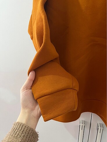 Mango Kiremit rengi sweatshirt