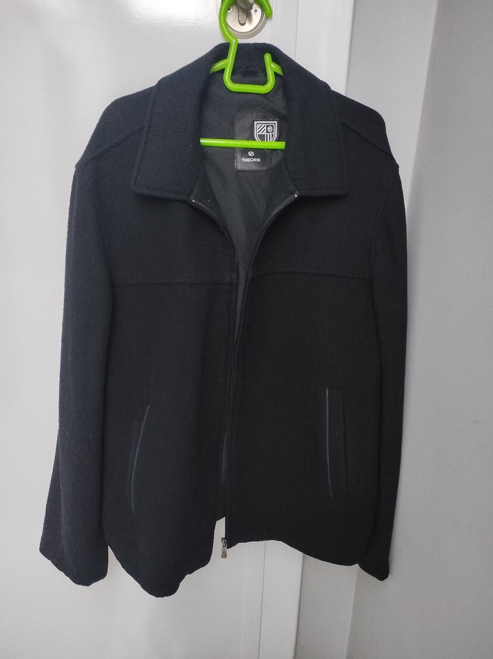 Erkek Siyah Fermuarlı Midi Ceket - Görsel 2