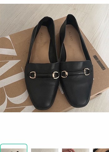 Aldo Sik Siyah Deri Loafer