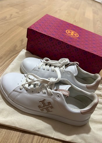 Tory Burch Beyaz Deri Sneaker