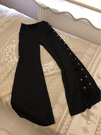 Boydan boya çıt çıtlı çok şık pantolon
