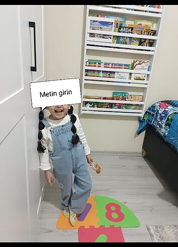 4 Yaş Beden Kız çocuk salopet