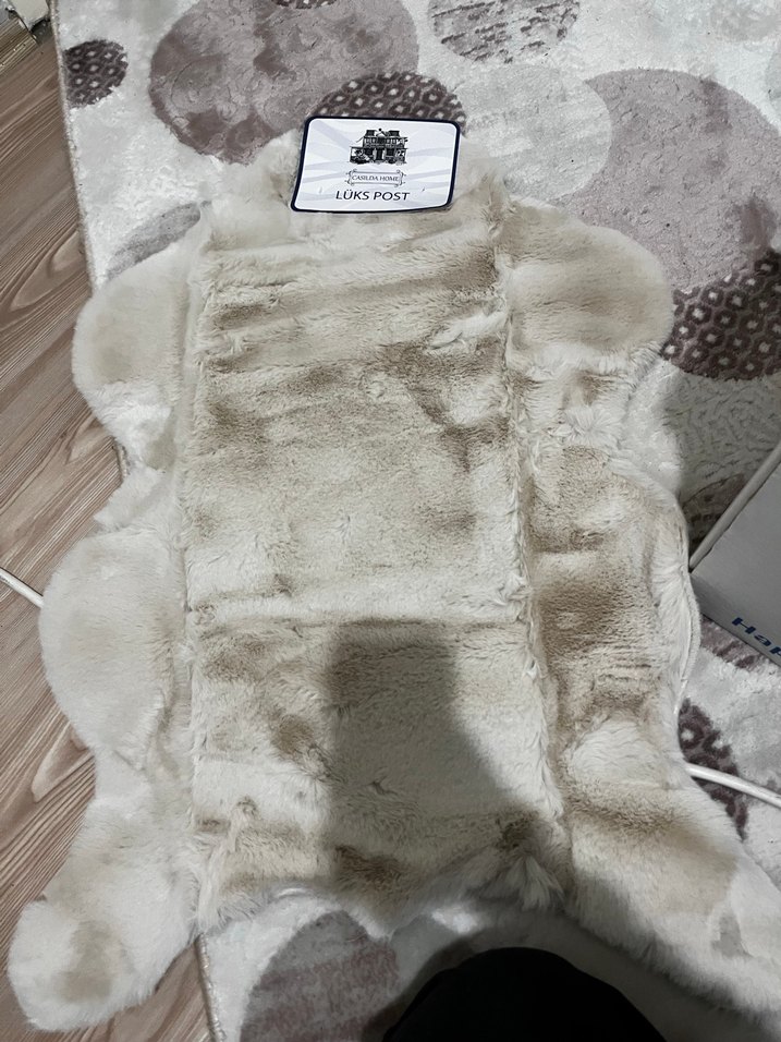 Kürklü Bej Mini Kısa Kürk - Görsel 2