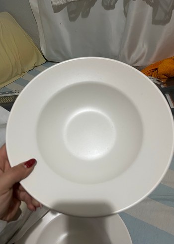 Beyaz Derin Tabak Seti - Görsel 4