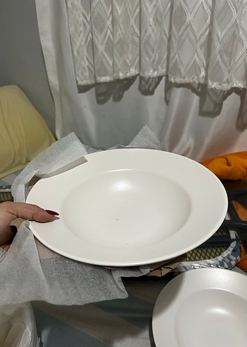 Beyaz Derin Tabak Seti - Görsel 2