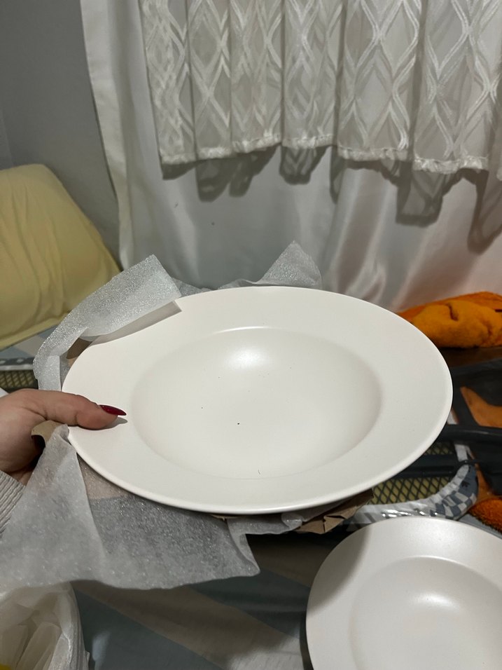 Beyaz Derin Tabak Seti - Görsel 2