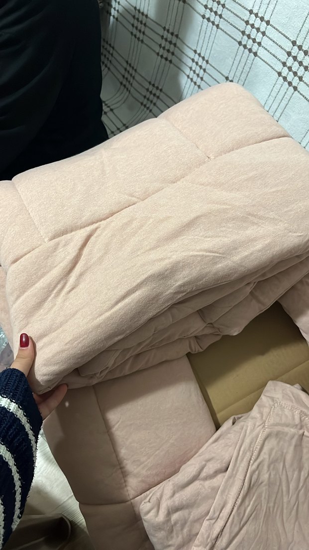 Pastel Pembe Düz Nevresim ve Çarşaf Takımı kendinden yorganlıdır - Görsel 3