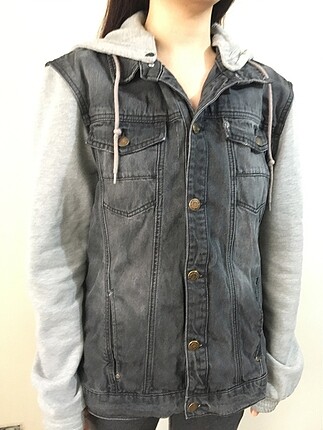Bershka Erkek Denim Ceket Xl