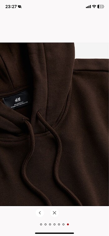 H&M H&M Kahverengi Kapüşonlu Sweatshirt XL