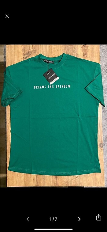 Yeşil Oversize T-shirt XXL