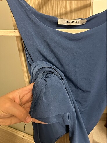 m Beden mavi Renk Bluz çıtçıtlı