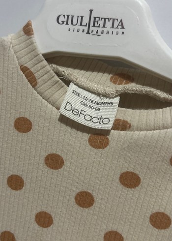 Kız Çocuk Bej Puantiyeli Tüllü Elbise - Görsel 2