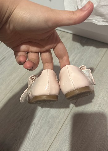 Kız Çocuk Pembe Fiyonk Detaylı Babet - Görsel 4