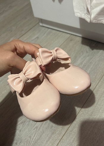 Kız Çocuk Pembe Fiyonk Detaylı Babet - Görsel 5