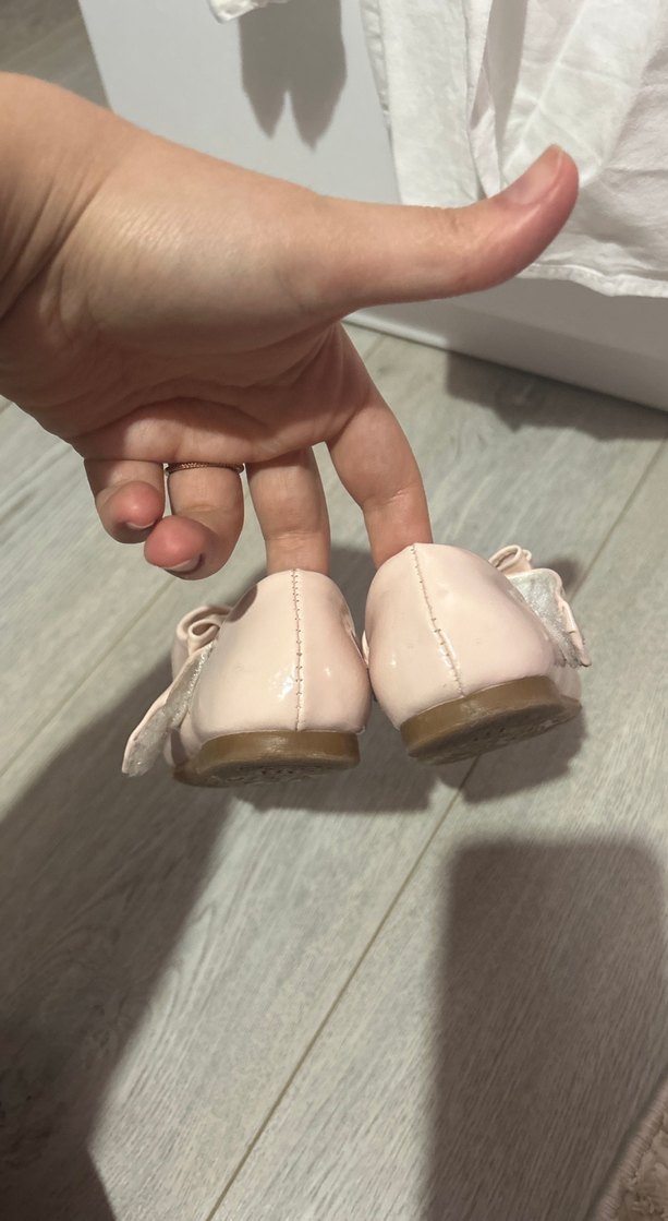 Kız Çocuk Pembe Fiyonk Detaylı Babet - Görsel 4