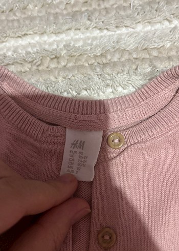 Kız Çocuk Nakışlı Düğmeli Hırka - Görsel 2