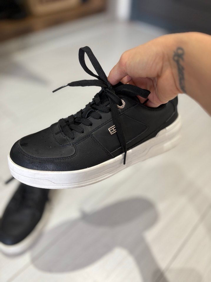 Orjinal siyah Kadın Spor Ayakkabı - Görsel 3