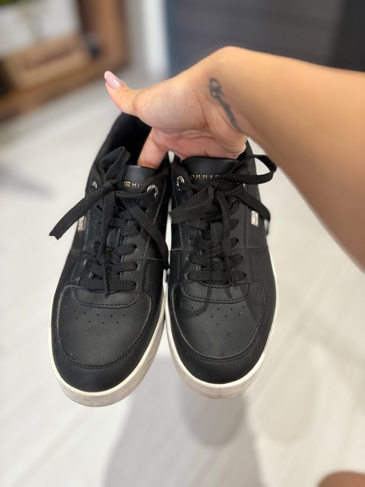 Orjinal siyah Kadın Spor Ayakkabı - Görsel 4