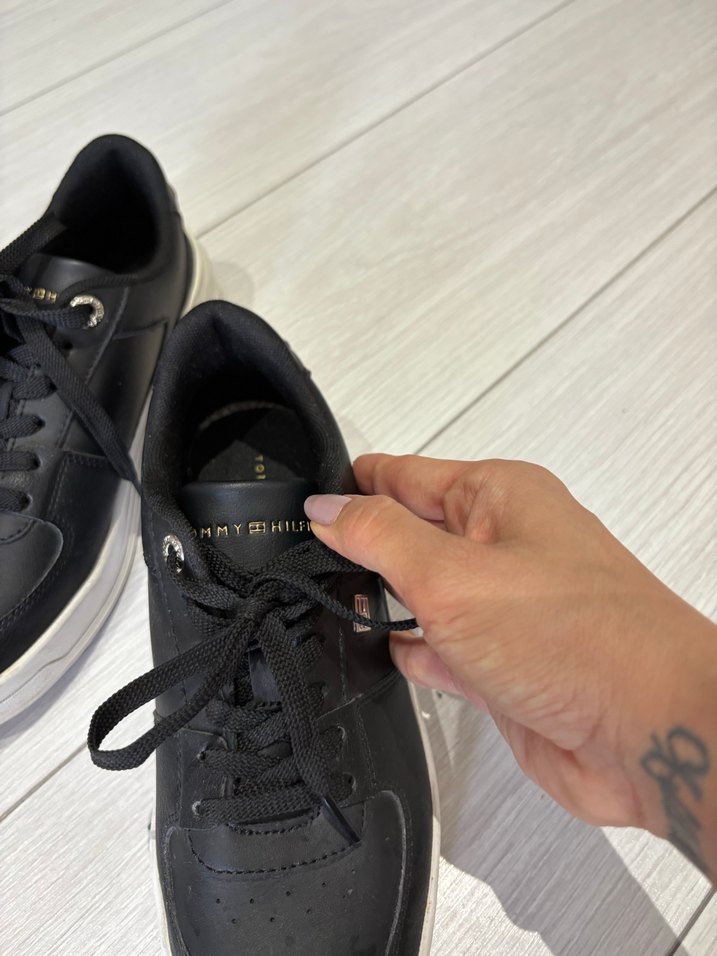 Orjinal siyah Kadın Spor Ayakkabı - Görsel 2