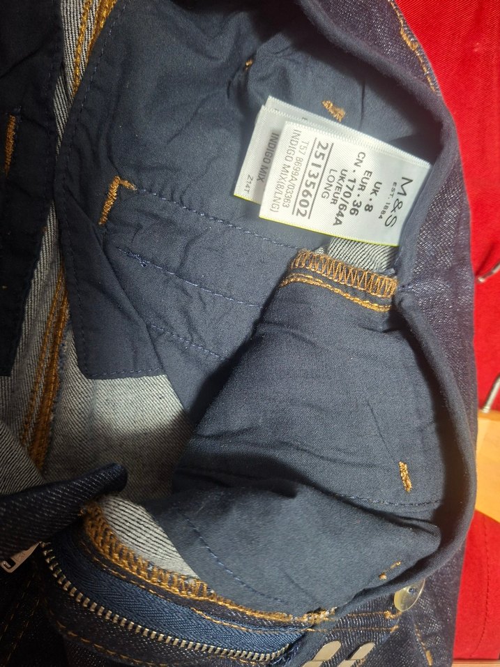 Koyu Lacivert Rahat Kesim Denim Pantolon — görsel 4/6