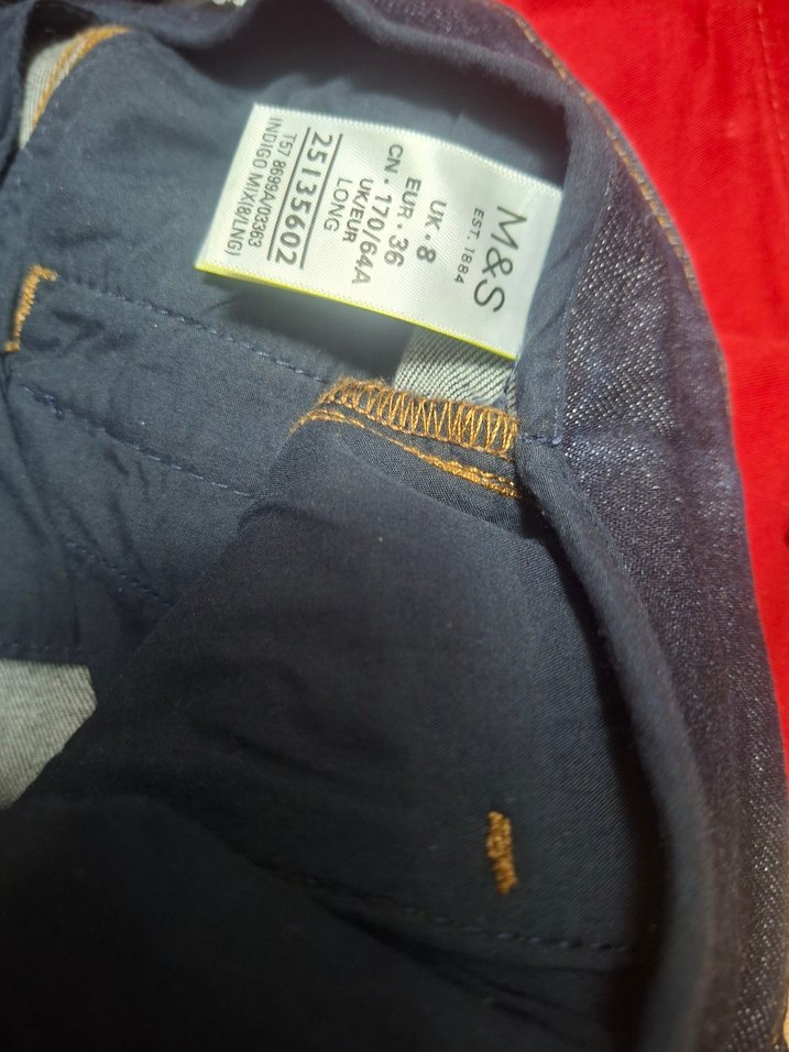 Koyu Lacivert Rahat Kesim Denim Pantolon — görsel 3/6
