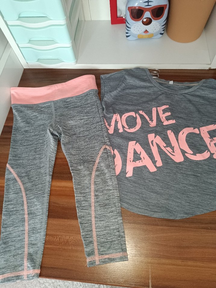 çocuk sppor tayt takimi - Görsel 2