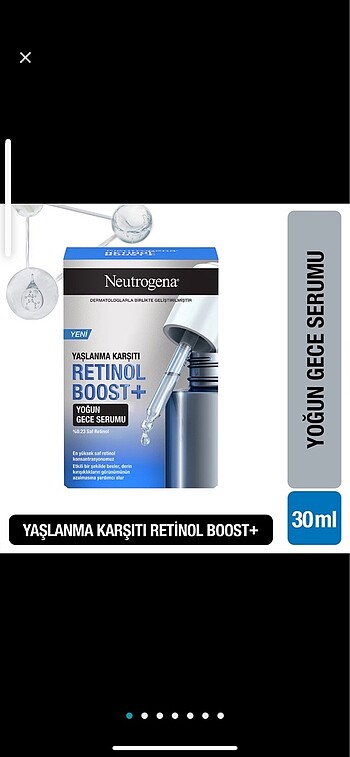 Neutrogena Retinol Boost Yoğun Gece Serumu