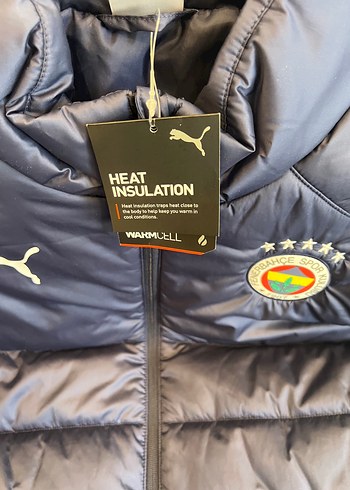 l Beden mavi Renk Fenerbahçe Puma Lacivert Şişme Mont